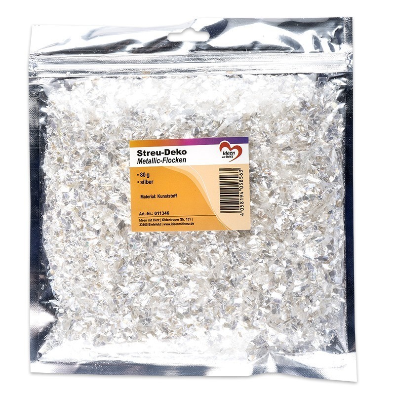 Płatki metalizowane, dekoracyjne 80g