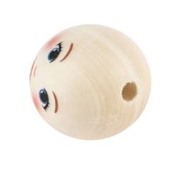 Kule drewniane, buzie, rozm. 4cm, 10szt