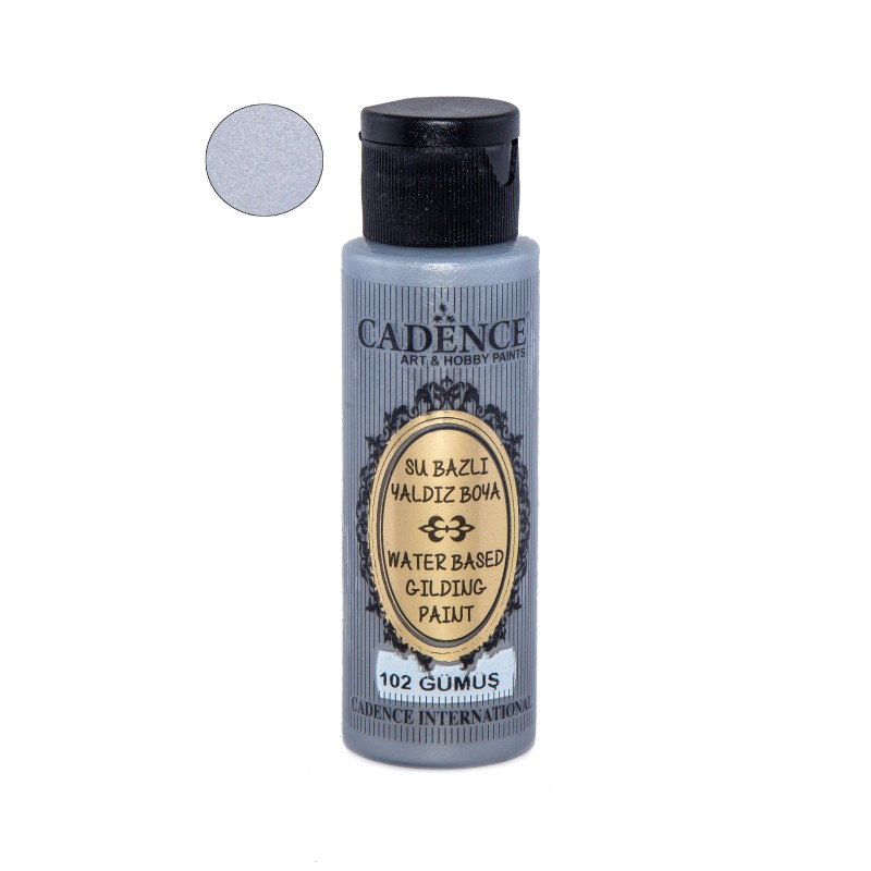 Farba metalizowana Gilding 70ml, srebro