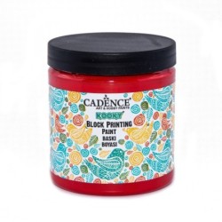 Farba do linorytu Kooky 250 ml, czerwona