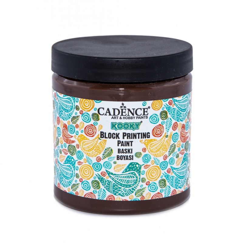 Farba do linorytu Kooky 250ml,  brąz