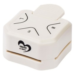 Dziurkacz ozdobny narożnikowy,  do łuków 3 w 1