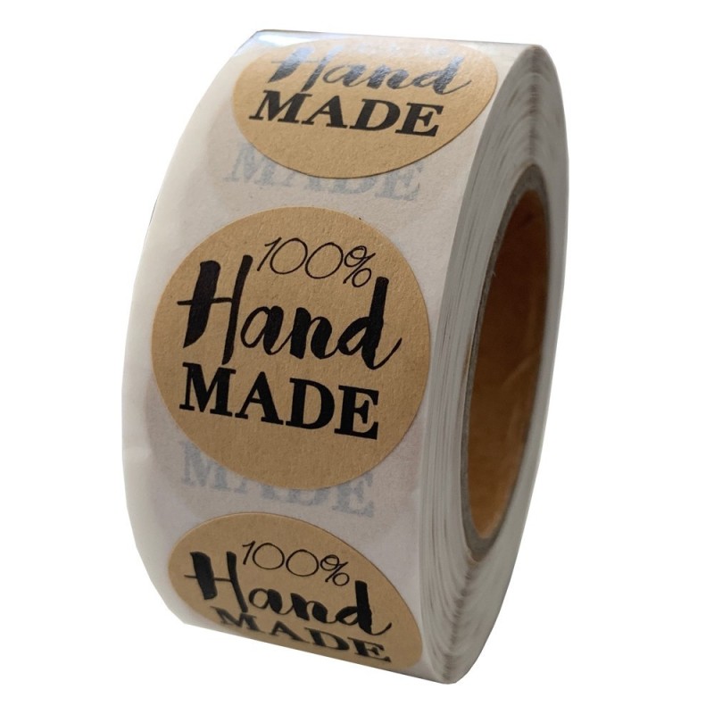Naklejki 100% Hand Made, 500 szt
