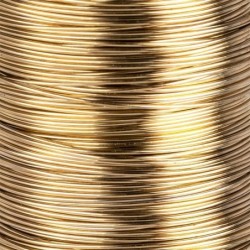 Drut metalowy o długości 50 m, Ø 0,3 mm, złoty