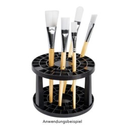 Stojak na pędzle Ø 14,4cm, wysokość 10,1 cm, 49 przegródek