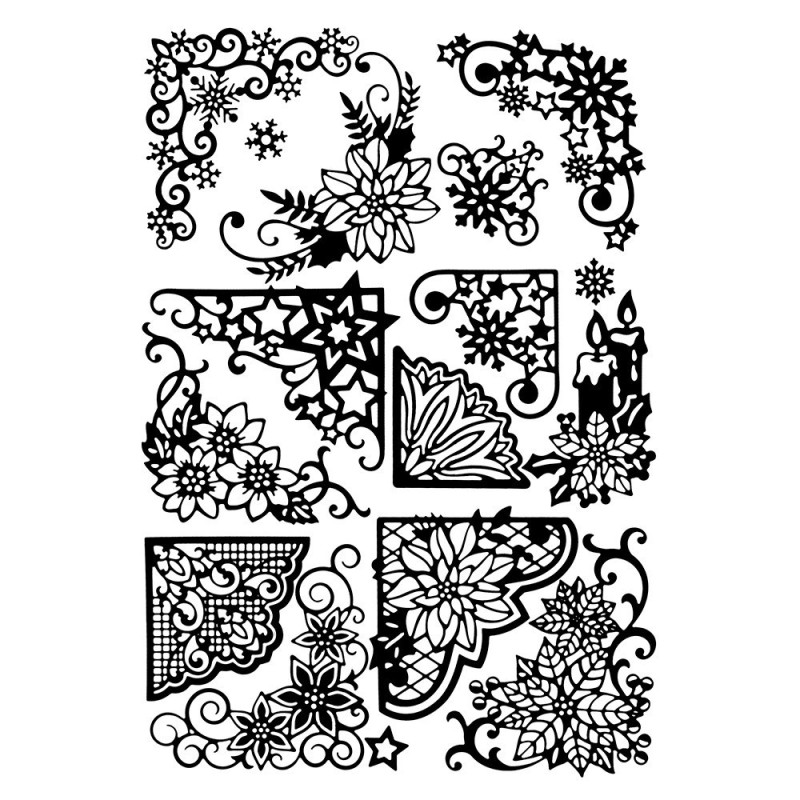 Wykrojnik do papieru, narożniki 16 sztuk