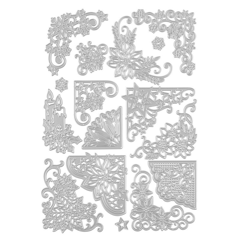 Wykrojnik do papieru, narożniki 16 sztuk