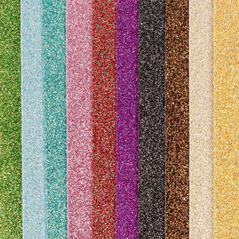 Pianka dekoracyjna, samoprzylepna EVA, brokatowa A4,