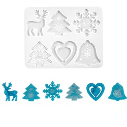 foremka silikonowa świateczne kształty