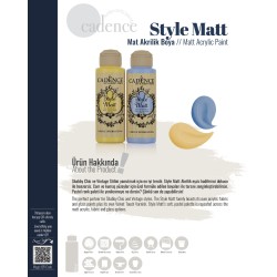 Farba STYLE MATT 120ml jasno miętowy