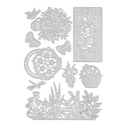 Wykrojnik do papieru, duży zestaw 10szt