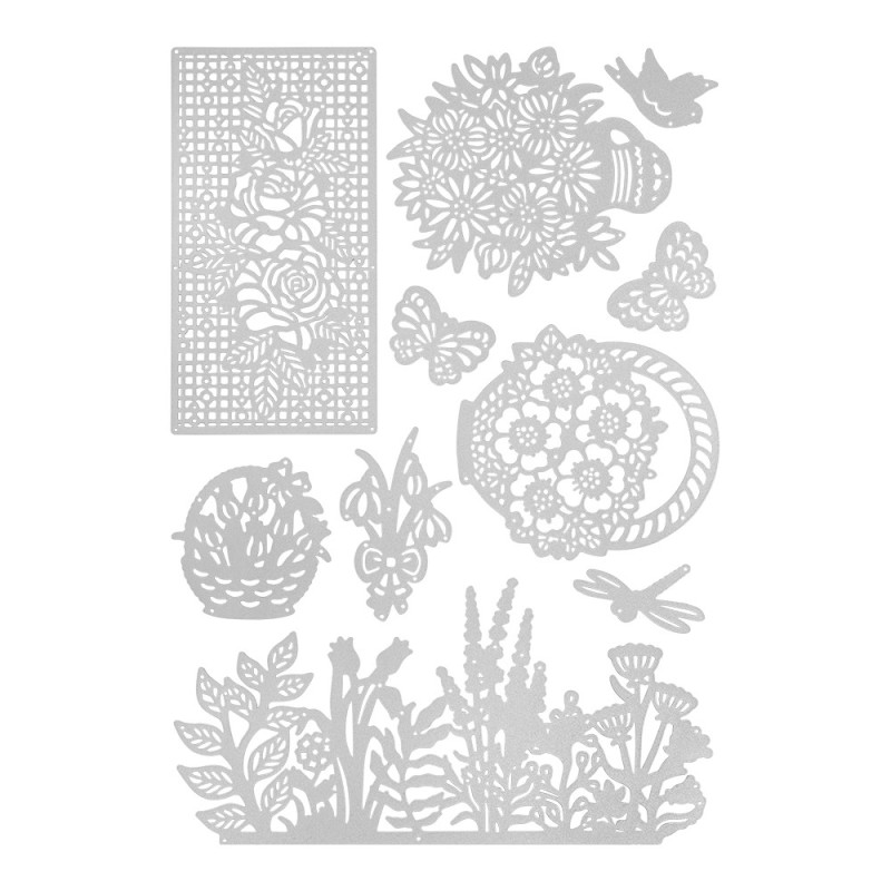 Wykrojnik do papieru, duży zestaw 10szt