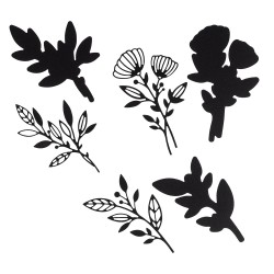 wykrojniki do papieru gałązki