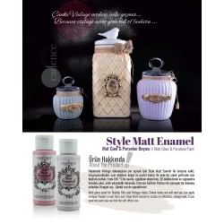 Cadence, Farba matowa do szkła i porcelany, 59ml., lipowy