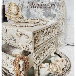 Pudełko książka na nóżkach, 22 x 22 x 23 cm, KT89