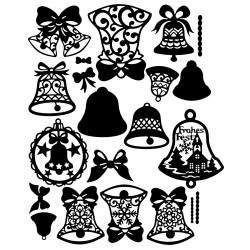 wykrojniki świąteczne, dzwonki