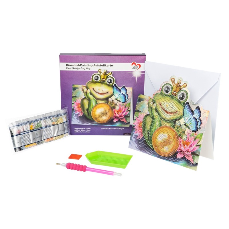 diamond painting, kartka stojąca