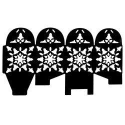 wykrojnik świąteczne pudełko