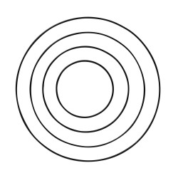 metalowe pierścienie