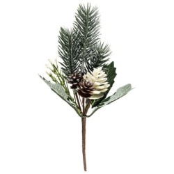 Gałąź sosny z ośnieżoną...