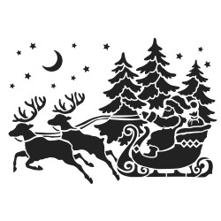 szablon świateczny, mikołaj