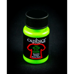 Farba świecąca w ciemności do tkanin 50ml  zielona