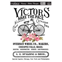 zdobenie tkanin, termo transfery Cadence