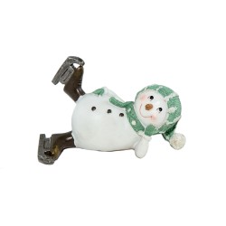 Figurka bałwanek na łyżwach