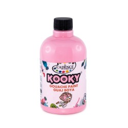 Gwasz KOOKY różowy 500 ml – bezpieczna farba dla dzieci