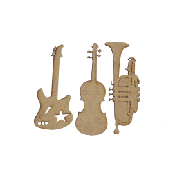 dekory z płyty hdf, muzyczne,