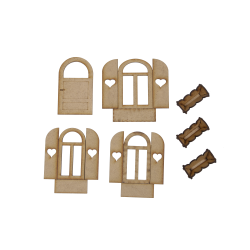 kształty z hdf, okiennice, dekory,