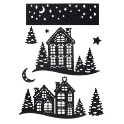 Wykrojnik Wioski Zimowe