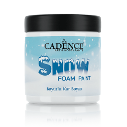 farba efekt śniegu, foam paint