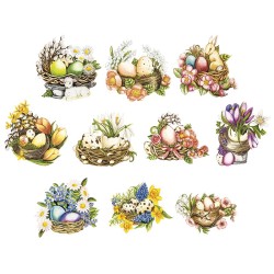 motywy 3D, cardmaking, aplikacje na kartki, Wielkanoc