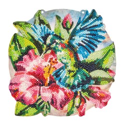 haft diamentowy, zawieszki do okna Koliber