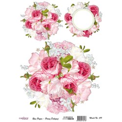 papier ryżowy, kwiaty ślubne,