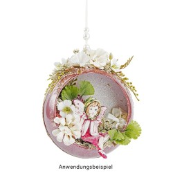 Kula florystyczna biała, Ø 12cm, 5 sztuk