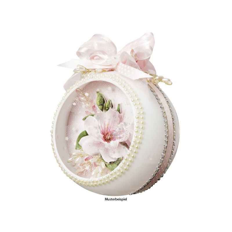 Kula florystyczna biała, Ø 12cm, 5 sztuk