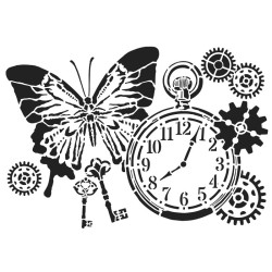 szablon do malowania motyl