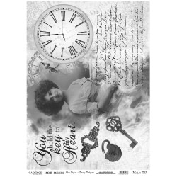 papier ryżowy do mix mediów