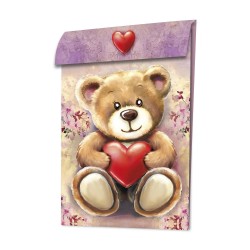 haft diamentowy torebka, miś