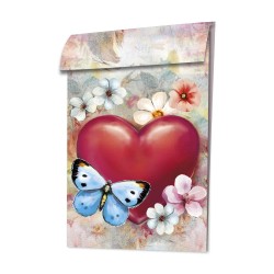 haft diamentowy, serce