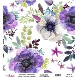 papier ryżowy Cadence, kwiaty,