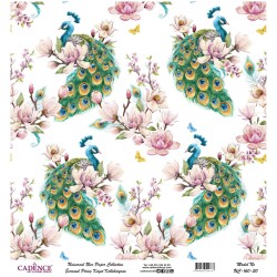 papier ryzowy Cadence, Pawie