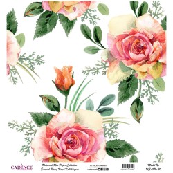 róże papier ryżowy