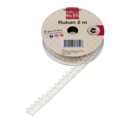 wstążki bawełniane, koronkowe