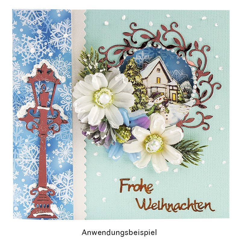 Wykrojnik latarnia,  12cm x 4cm