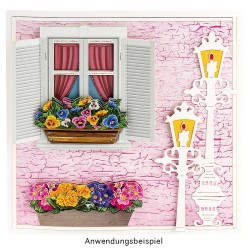 Wykrojnik latarnia,  12cm x 4cm