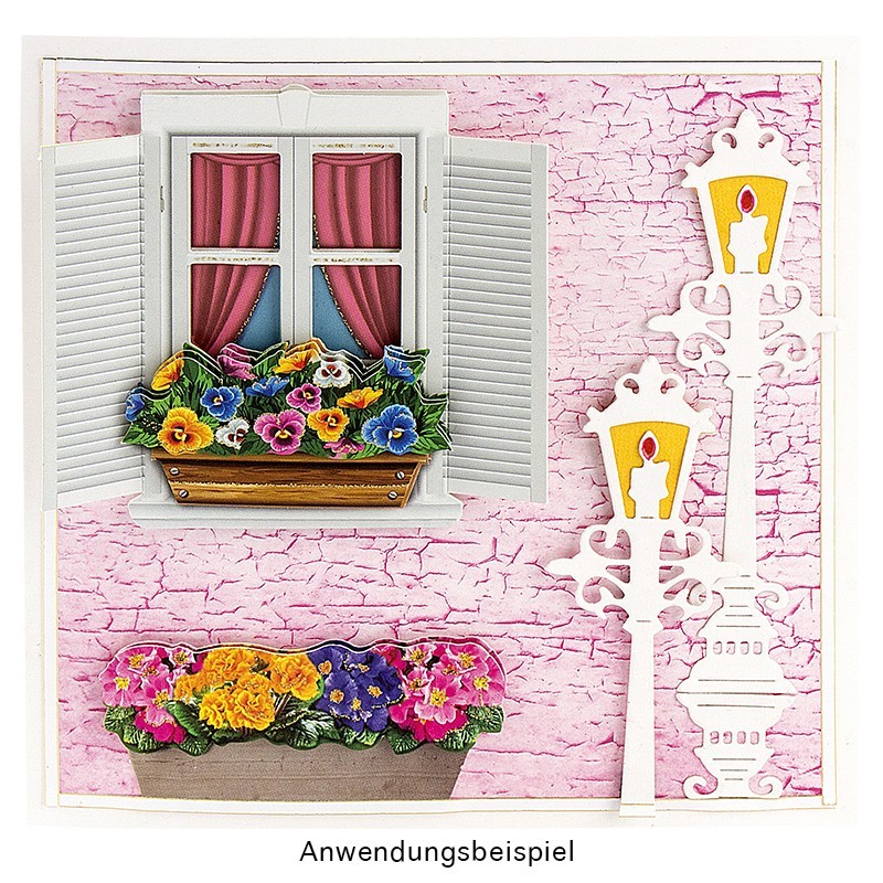 Wykrojnik latarnia,  12cm x 4cm