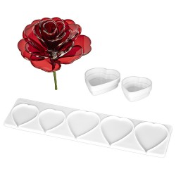 forma do gięcia i odlewania płatów róż